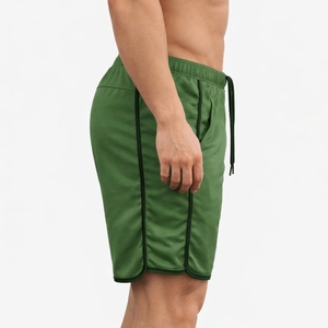 กางเกงขาสั้นกีฬาผู้ชายสีสันตามสั่ง เอวยางยืด มีเชือกผูก เหมาะสำหรับออกกำลังกาย วิ่ง ฤดูร้อน น้ำหนักเบา ผลิตจากโพลีเอสเตอร์ - Product Image 5