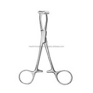 Base nouvelle pince à rabat Willet Martel cuir chevelu 5 Instrument chirurgical manuel en acier inoxydable de 1/4 pouces - Product Image 1