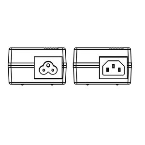 Adaptateur secteur universel AC-DC FranMar 90W 19V 4.75A avec interface DC 5.5mm, entrée AC IEC320 C6, câble de 1m pour utilisation sur ordinateur de bureau - Product Image 2