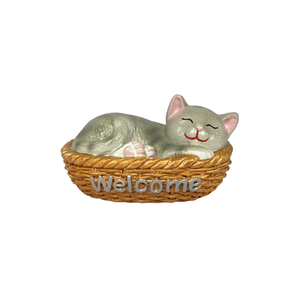 Estatua de gato de resina 'Full Love' creativa moderna, estatuilla de Animal elegante para decoración del hogar y accesorio de escritorio, artesanía de estilo Artificial - Product Image 1