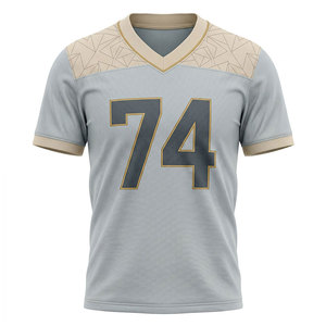 Maillot de football américain pour hommes le plus vendu – Tenue de sport personnalisée pour équipe, tissu respirant, design athlétique élégant, short de match - Product Image 1