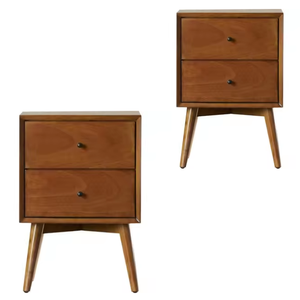 Tables de chevet de couleur en bois naturel Tables de rangement pour chambre à coucher Hôtel Villa appartement Costumiz Taille Meubles - Product Image 4