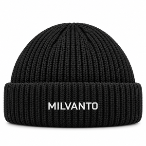 Orange Custom Logo Cuffed Rib Knit Beanie <b>Hat</b> Embroidered <b>Winter</b> Knitted Beanie Cap for <b>Men</b> Women Streetwear Beanies - Product Image 5