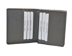 Handmade Premium Genuine Leather Normcore/Minimalist Men's RFID Blocking Credit <b>Card</b> Case Wallet Exclusive Custom <b>Card</b> <b>Holder</b> - Product Image 1