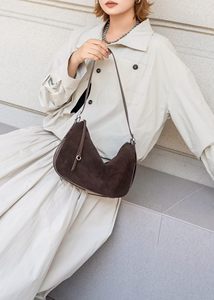Ando <b>Bag</b> Women's Genuine Cowhide Leather Hobo <b>Shoulder</b> <b>Bag</b> with Adjustable <b>Strap</b> and Zipper Closure - Product Image 5