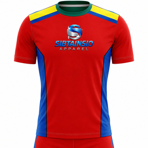 Maillot de football, uniforme de football, 100% polyester, manches courtes, respirant, séchage rapide, adulte, unisexe, haute qualité, personnalisable - Product Image 4