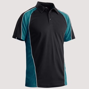 Nouveaux polos personnalisés en coton pour hommes, avec logo, design patchwork, style décontracté, fabrication OEM, haute qualité. - Product Image 2