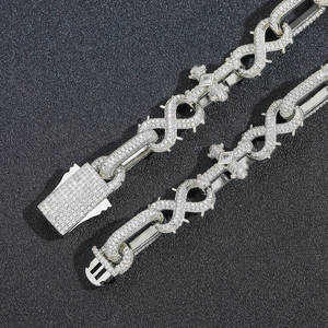 <b>Indian</b> Manufacture Luxury Rhodium Plated <b>Silver</b> Bracelet With Multicolor Crystal Links Womens Party Jewelry Available for Sale - Product Image 3
