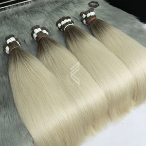 ผมดิบชาวเวียดนามขนาด40นิ้วผมดิบเกรดเวียดนามแบบสองชั้น10A K U I ปลายแบน - Product Image 1