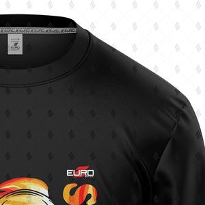 เสื้อยืดคอตตอนผู้ชายแบบขายส่งจากโรงงาน ผ้าถักน้ำหนักเบา แขนสั้น รับผลิตแบรนด์ส่วนตัว สไตล์สตรีทแวร์ - Product Image 2