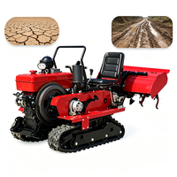 Motoculteur amphibie robuste 60-80 CV 5-7 acres/h pour l'agriculture en zones humides de grande envergure