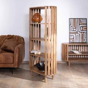 Librería de diseño de 4 niveles Vandana Royal Origin en madera maciza de acacia Latura - Product Image 2