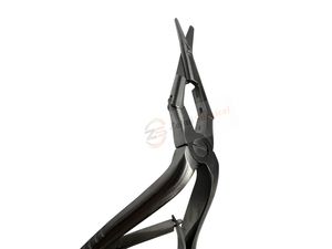 Tijeras Becker-Caplan para Septo Nasal de 23 cm, Doble Acción, Dentadas, Instrumento Quirúrgico ORL para Rinoplastia, Acero Inoxidable - Product Image 2