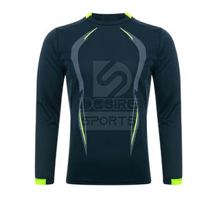 Chemises à manches longues de compression, best-sellers, meilleur prix, haute qualité, nouveau design, faible MOQ, respirantes, écologiques, en Spandex/Polyester - Product Image 3