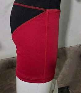 Shorts de cycliste personnalisés en spandex, taille haute, élastiques, coupe en V, pour le fitness - Product Image 3