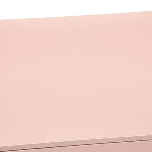 Commode à 3 tiroirs avec poignées imitation or rose rose 25,98x12,99x22,05 pouces - Product Image 6