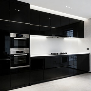 Conception gratuite de <span class=keywords><strong>panneaux</strong></span> d'armoires ultra-brillants pour un nettoyage facile, meubles de cuisine et d'appartement de style moderne. - Product Image 3