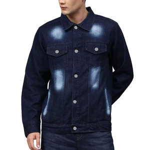 Veste d'hiver en jean pour homme, style moderne et décontracté, en coton, chaude et confortable pour la saison automne-hiver - Product Image 1