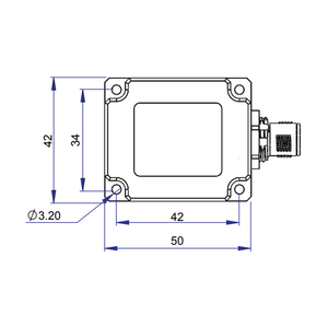 LPMS-RS232AL3 IMU 9 axes avec AHRS, connectivité RS232/USB, boîtier étanche, 5-18V CC pour AGV et contrôle d'équilibre - Product Image 3