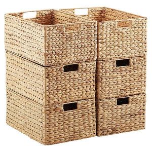 Cestas de Almacenamiento de Ratán Tejidas a Mano, Modernas y Duraderas, Organizador de Ropa y Almacenamiento para el Hogar, Hechas en Vietnam - Product Image 5