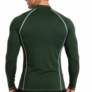 Men's Compression Shirt Vintage Wash Moisture wicking Active Power Flexible Motion <b>Athletic</b> Fit Moisture Wicking Breathable - Product Image 5