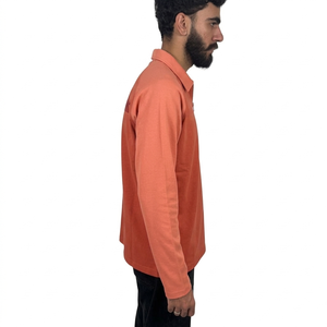Polo de Manga Larga de Alta Calidad para Hombre, Tela Suave y Transpirable, Elegante para Uso Diario en la Oficina, Polos para Hombre - Product Image 3