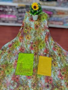 Nouvelle collection Ramadan 2026 : Ensemble Dirac Somalien Fransawi de Luxe à Motifs Floraux et Perles, Idéal pour Tenue Décontractée - Product Image 4