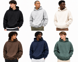 Pulls à capuche brodés personnalisés pour l'hiver, effet délavé, style streetwear oversize, marque de vêtements à étiquette privée, vente en gros, directement de l'usine - Product Image 6