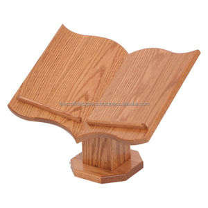 Support de livre de cuisine en bois conçu pour les cuisines modernes, offrant un support durable pour l'inspiration culinaire quotidienne - Product Image 3
