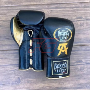 Guantes de Boxeo Personalizados No Boxing No Life, para Entrenamiento y Sparring, con Cierre de Gancho y Bucle, Absorción de Humedad, Cuero Vacuno, OEM/ODM, Venta al Por Mayor - Product Image 5