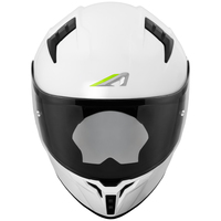 Casque de moto intégral ASTONE HELMETS ABS modèle GTO7 CAMO GLOSS WHITE SILVER avec doublure en polyester