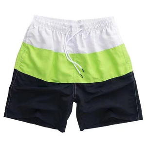 Shorts de Baño para Hombre de Secado Rápido con Bloques de Color Blanco, Azul y Negro, Poliéster, Corte Regular, Adulto - Product Image 5