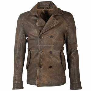 เสื้อหนังนิ่มหนังแพะธรรมชาติคุณภาพดีที่สุดปรับแต่งสีและการออกแบบสำหรับผู้ชาย - Product Image 6