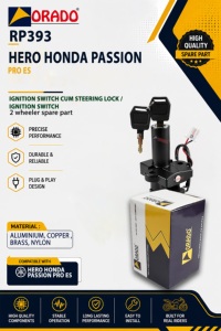 Interruptor de encendido Hero Honda Passion Pro ES, calidad de exportación para repuestos de motocicletas en India, Orado. - Product Image 4