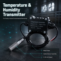 Capteur numérique de température/humidité GAIMC GHTS SHT30 I2C avec sonde en acier inoxydable pour poulailler