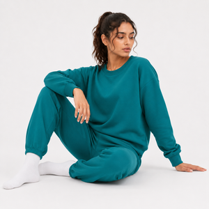Sudadera para mujer, mezcla de algodón premium, tela cálida y cómoda, estilo relajado, manga larga, tacto suave, ropa perfecta para el día a día. - Product Image 6