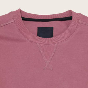 Camiseta de Manga Larga para Hombre, Cuello Redondo, Corte Regular, Color Sólido, Informal, de Algodón Tejido Transpirable - Product Image 5