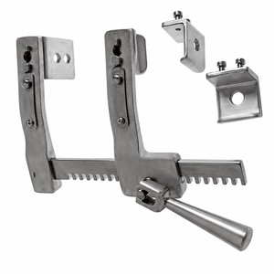 Separador de Varillas BURFORD con Brazos de Aluminio y Cuchillas de Dos Tamaños: 3.2x2.9cm y 4.5x2.9cm, Brazo de 6in (15.2cm), Apertura de 5.5in (14cm), ZETOMEDPRO - Product Image 1