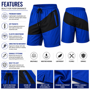 Pantalones Cortos Cargo Ligeros de Nylon Oxford Impermeables y Transpirables para Hombre, Estilo Casual Deportivo, Largos hasta la Rodilla, Venta al por Mayor - Product Image 5