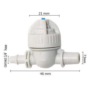 Kit de brumisation suspendu 4 voies pour serre, avec buses anti-goutte et brumisateur à 360° - Product Image 6