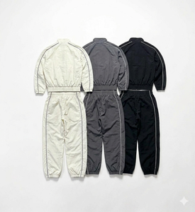Conjunto de Chaqueta Cortavientos Bordada Premium, Chándal Personalizado, Ropa Urbana de Diseño, Fabricante Mayorista OEM ODM - Product Image 2