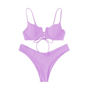 Nuevo Conjunto de Bikini para Mujer, Conjunto de Bikini Premium con Ajuste Ajustable y Estilo de Ropa de Playa Cómoda - Product Image 1