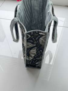 Bolsa de Mano Sostenible de Algodón Acolchado con Estampado Floral Boho, para Mujer, para la Playa, Viajes y Regalos, Regalos de Navidad, Bodas - Product Image 4