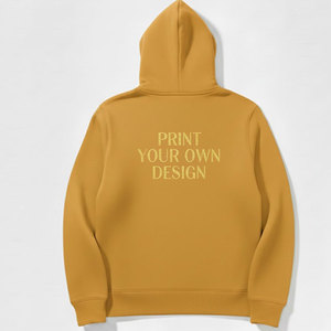 Sudadera con capucha lisa para hombre, estilo urbano, personalizada, para la moda de invierno y actividades al aire libre, sudadera básica con capucha para hombre - Product Image 2