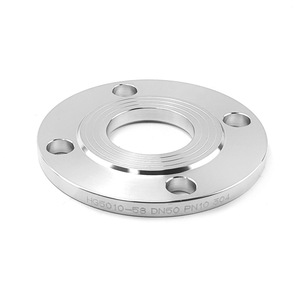 Brida de Tubería Forjada Personalizada de Fábrica, Placa de Brida de Acero Inoxidable 304 316L y Acero al Carbono ASME B16.5 RF FF para Conexión de Tuberías - Product Image 2