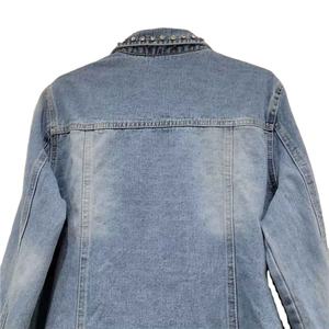 Veste en jean pour homme, style hip-hop, avec motifs en strass brillants, tissu épais, construction durable - Product Image 5