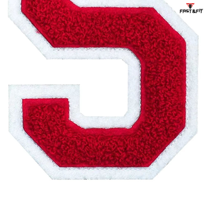 Design Your Own Custom Towel Embroidery Patches-Low MOQ <b>Adhesive</b> Merrow Border Lightweight for Hats Clothes Custom Colors OEM - Product Image 4