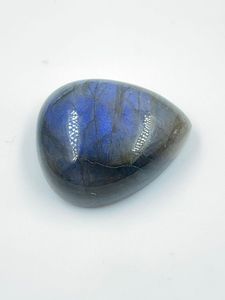 Natural Labradorite Gemstone Genuine <b>Stone</b> Smokey Grey Brown Colour Pear Shape 45.50Cts For Jewelry Making - Product Image 1