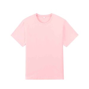 Camiseta de Algodón Lisa para Hombre, Cuello Redondo, Manga Corta, Corte Regular, Estilo Casual, Tejido Jersey, Color Sólido - Product Image 2