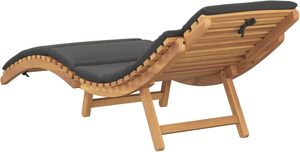 Silla Plegable de Madera Ecológica y Portátil para Exteriores, Mueble con Estructura de Madera Sólida para Hogar, Jardín y Hotel, con Cojines - Product Image 3